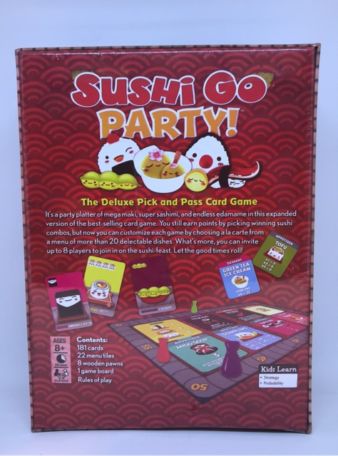 บอร์ดเกมส์จีน-sushi-go-party