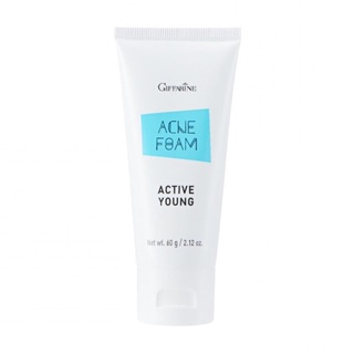 โฟมล้างหน้า ลดการเกิดสิว ป้องกันสิว Active Young by Giffarine