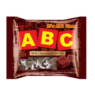 Lotte it’s abc time milk chocolate 🍫72g มิล์คช็อกโกแลต