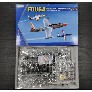 KINETIC K48051 1/48 FOUGA MAGISTER CM 170 (โมเดลเครื่องบิน Model DreamCraft)