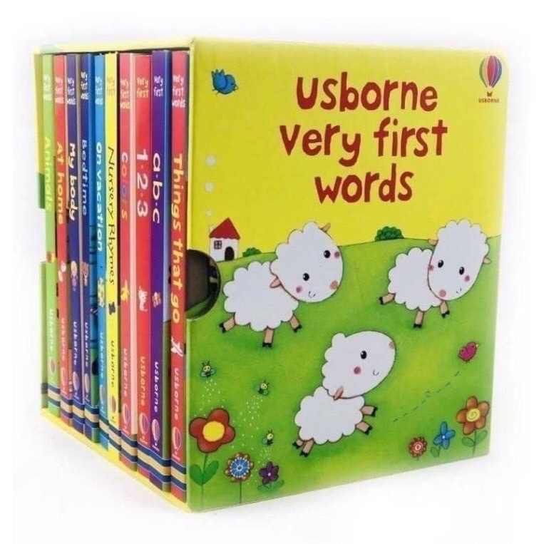 Usborne Very first words Box Set หนังสือคำศัพท์ เล่มแรกของเด็กๆ ...
