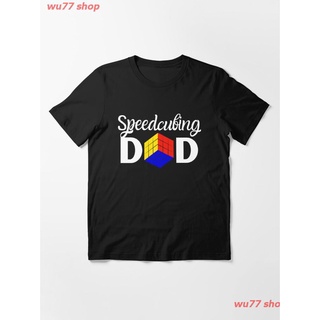 New Speedcubing "#1 Dad" Classic T-Shirt เสื้อยืด ดพิมพ์ลาย ดผ้าเด้ง คอกลม cotton ความนิยม sale Unisex
