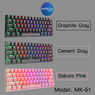 ภาพหน้าปกสินค้า[ประกัน 2 ปี] Tsunami Outemu MK-61 61 Key 60% Professional Mechanical Gaming Keyboard  คีย์บอร์ดเกมมิ่ง - Hitechubon ที่เกี่ยวข้อง