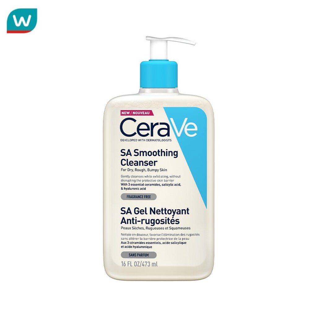 ภาพหน้าปกสินค้าCerave โฟมล้างหน้า CeraVe เซราวี เอสเอ สมูทติ้ง คลีนเซอร์ 473 มล.