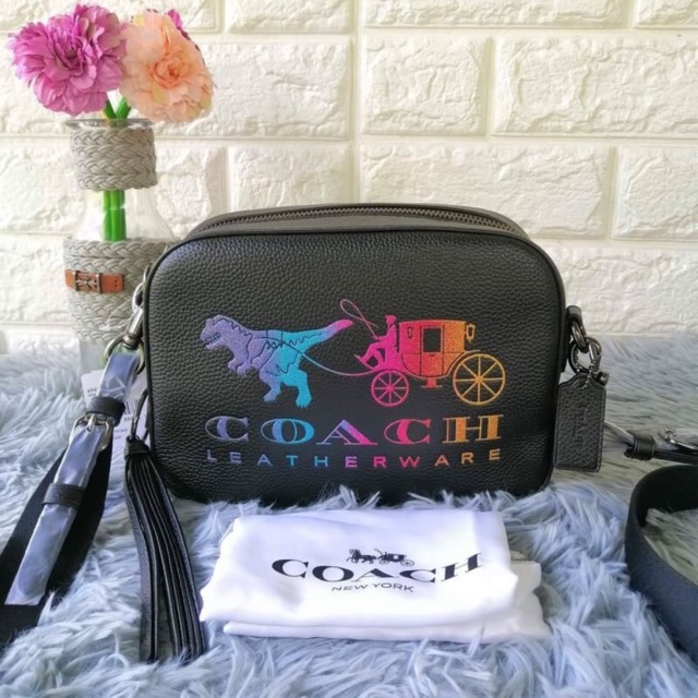 Coach Camera Bag With Rexy And Carriage Coach69417 Shopee Thailand
