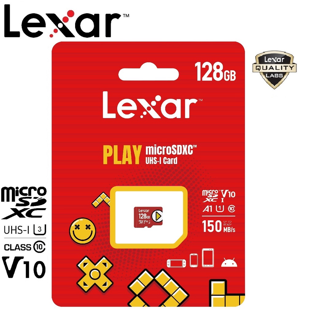 ภาพหน้าปกสินค้าLexar Play 128GB Micro SDXC 1000x (150MB/s)