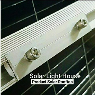 สินค้า ข้อต่อรางโซล่าเซลล์ Aluminum Solar Rail Splice อุปกรณ์ติดตั้ง Solar Cell