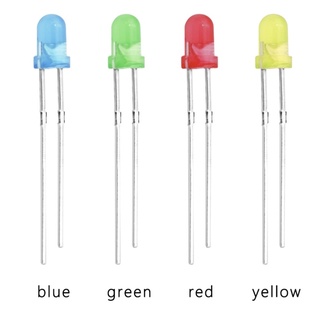 ภาพหน้าปกสินค้าหลอดไฟ LEDสีเหลือง สีแดง สีเขียว สีฟ้า สารพันชุด DIY LEDs 20mA 3 มม. ที่เกี่ยวข้อง