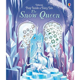 หนังสือนิทานภาษาอังกฤษ Peep inside a Fairy Tale Snow Queen (Board book)