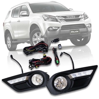 Daylight เดย์ไลท์ ไฟตัดหมอก สปอร์ตไลท์ ISUZU MU-X MUX 2014 2015 2016 DRL Daylight Running Light