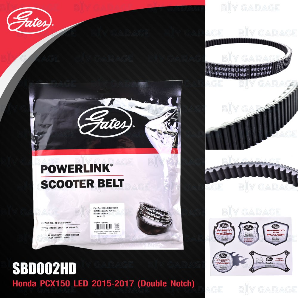 gates-powerlink-scooter-belt-สายพานสำหรับสกู๊ตเตอร์-honda-pcx150-2015-2017-ตัวไฟ-led