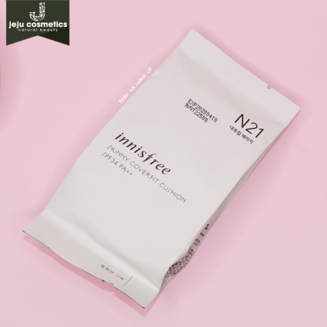 [ของแท้] รีฟิล Innisfree Skinny coverfit cushion SPF34 PA++ Shopee