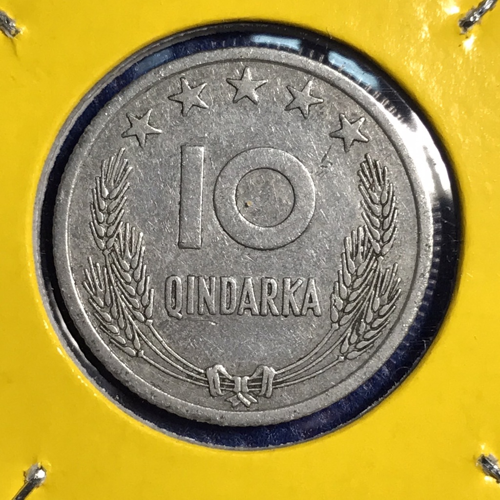 special-lot-no-60219-ปี1964-albania-10-qindarka-เหรียญสะสม-เหรียญต่างประเทศ-เหรียญเก่า-หายาก-ราคาถูก