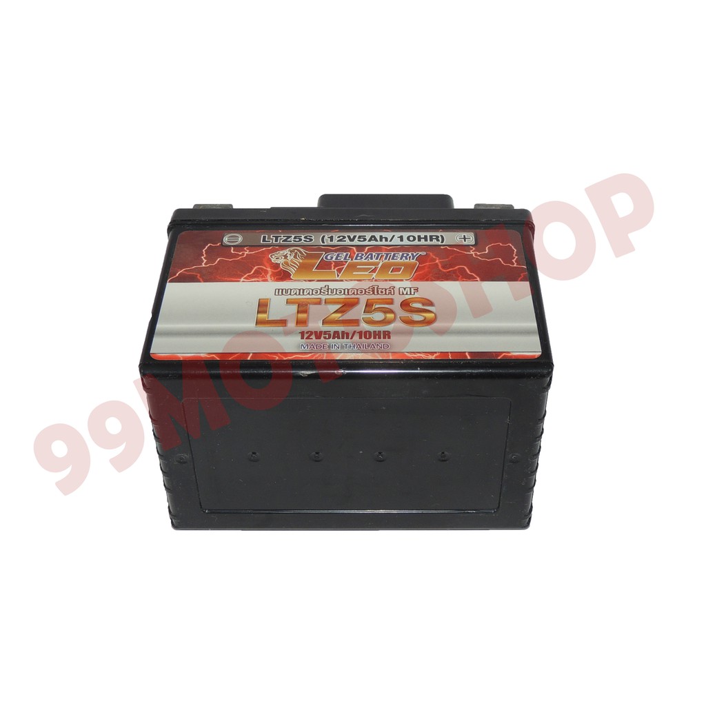 แบตเตอรี่รถมอเตอร์ไซค์-12v5ah-10hr-battery-leo-ราคาถูก