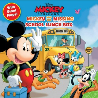 Disney: Mickey and the Missing School Lunch Box (8x8 with Flaps) Paperback