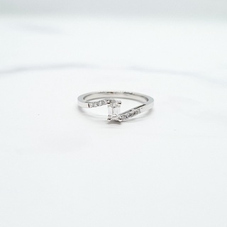 💎Amantio Diamond💎💍แหวนเพชร Emerald Ring 💍✨18K White Gold เพชรแท้ทองแท้