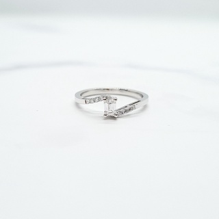 💎Amantio Diamond💎💍แหวนเพชร Emerald Ring 💍✨18K White Gold เพชรแท้ทองแท้