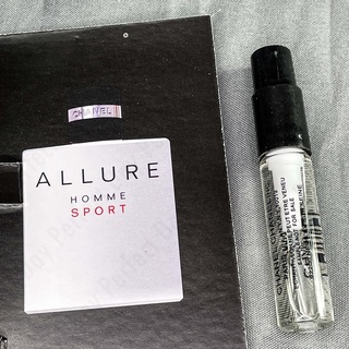 「น้ำหอมขนาดเล็ก」Chanel Allure Homme Sport, 2004 2ML