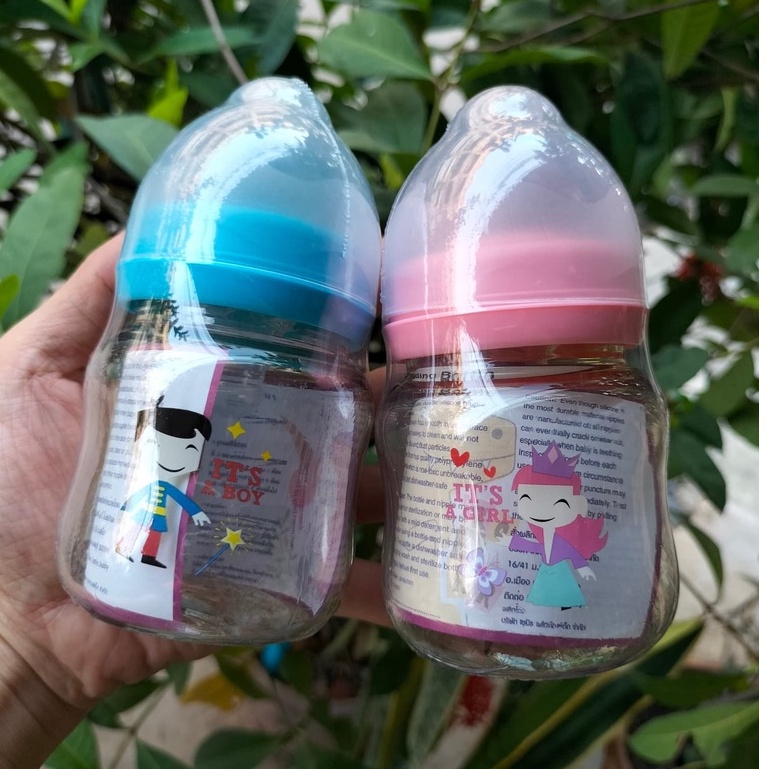 babybua-ขวดนมเคธี่-katie-tritan-premium-gold-ขวดนมคอกว้าง-ขวดนมสีชา-4oz-8oz-พร้อมส่ง-bpa-free