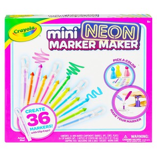 MINI NEON MARKER MAKER CRAYOLA ชุดทำปากกาเมจิกนีออนแท่งเล็ก CRAYOLA งานศิลปะ อุปกรณ์เครื่องเขียน ผลิตภัณฑ์และของใช้ภายใน