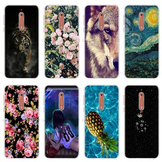 Soft Case TPU Pattern Silicone Cover Nokia 2 3 5 2017 Phone Case Nokia2 Nokia3 Nokia5 Bumper Shell