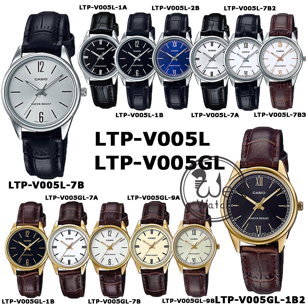 ภาพสินค้าCASIO LTP-V005D LTP-V005SG LTP-V005G LTP-V005L LTP-V005GL นาฬิกาผู้หญิง กล่องและประกัน 1 ปี LTPV005 LTPV005D จากร้าน wewatchs บน Shopee ภาพที่ 1