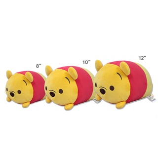 Disney หมอนกอด POOH หมีพูห์ Tsum Tsum ขนาด 8" / 10" / 12"  (สินค้าลิขสิทธิ์แท้ จากโรงงานผู้ผลิต)