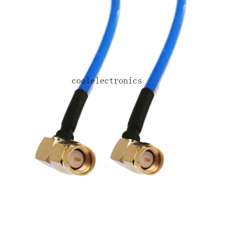 2-sma-male-to-sma-male-right-angle-blue-rg-405-0-086-rf-sem-rigid-coax-coaxial-50-10-oh-15-15h-15h-15o-อุปกรณ์เครื่องมือสําหรับเชื่อมต่อ