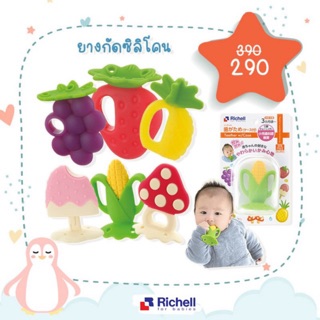 Richell ยางกัดซิลิโคนสำหรับเด็ก พร้อมกล่องเก็บ