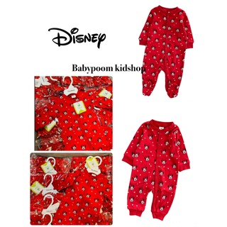 ชุดนอนเด็กเล็ก ชุดหมีรอมเปอร์มิกกี้มินนี่  Disney : Minnie sleepsuit