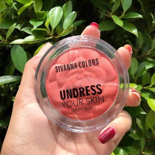 ของแท้ รับประกัน HF1005 Sivanna Colors Underess Your Skin Matte Blush.