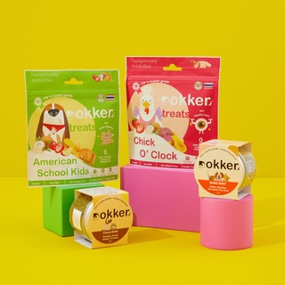 DOKKER YumYum Set ผงโรยข้าว*2 Dokker Treats*2