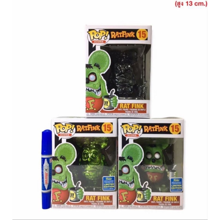 Rat Fink RF. โมเดล หนูผี เซ็ท3กล่อง ขนาด13cm. | Shopee Thailand