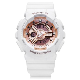 (ขายด่วน) Casio Baby-G BA110 ทองคำขาวสาวนาฬิกาข้อมือผู้หญิงกีฬา