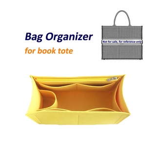 สินค้า [Felt·Bag In Bag] กระเป๋าออแกไนเซอร์สําหรับ D-i-o-r กระเป๋าหนังสือ, กระเป๋าจัดระเบียบ