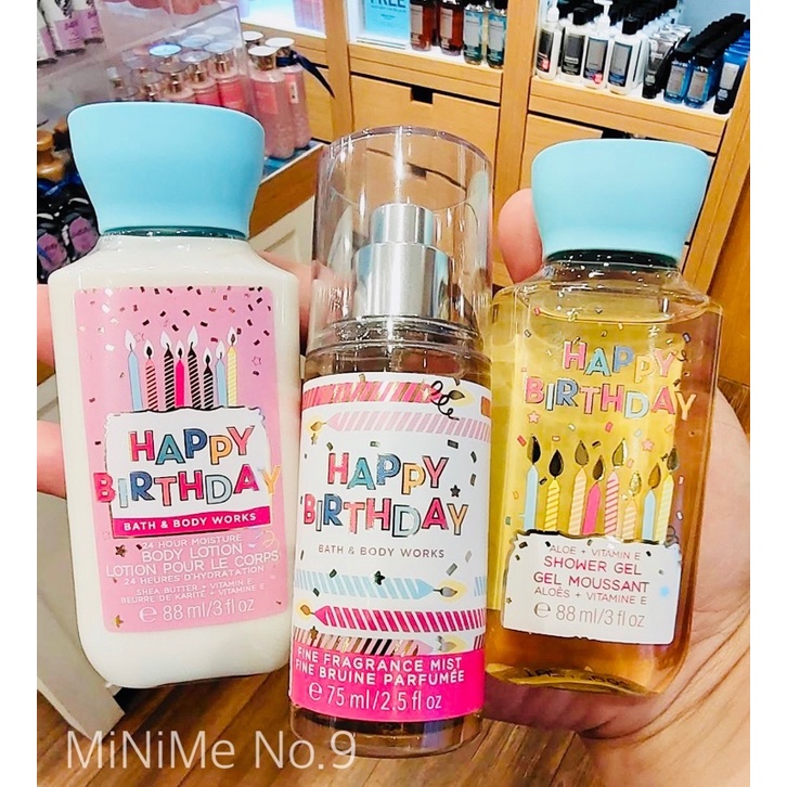 (?????????) Bath&Body Works HAPPY BIRTHDAY ???? ??????????????? Frosted Vanilla collection ...