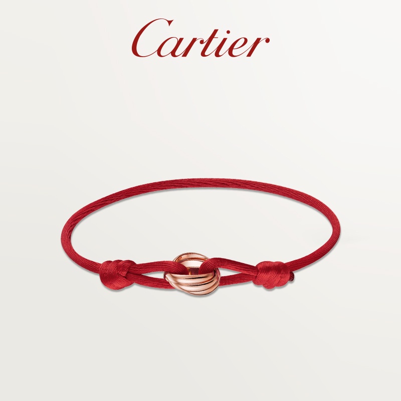 [Luxury Customization]Cartier series hand rope Rose Gold Bracelet d6aY