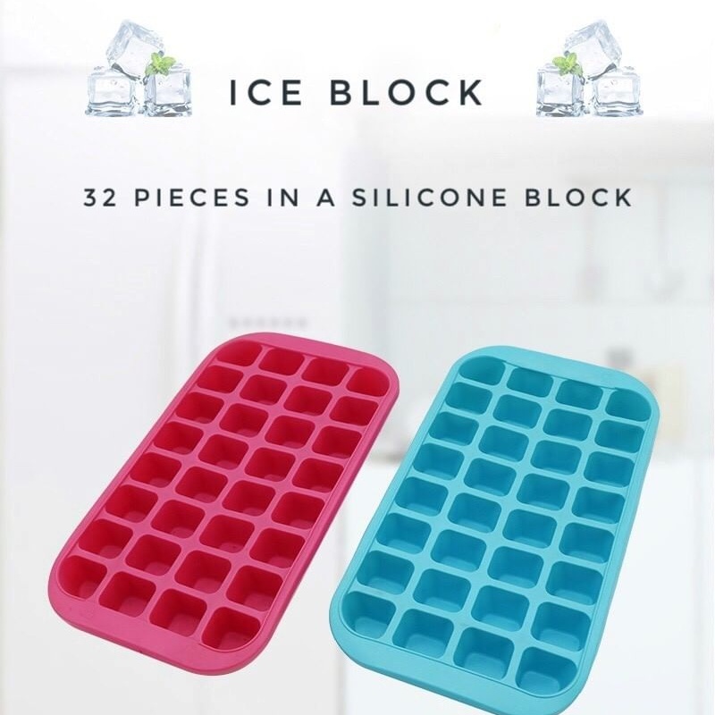 บล็อคซิลิโคนทำน้ำแข็ง-32-ก้อน-ice-block-32-lump-silicone-คละสี