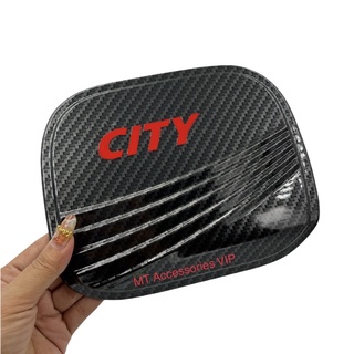 City ซิตี้ปี2014-2019 ครอบฝาถังลายแคฟล่าโลโก้แดง