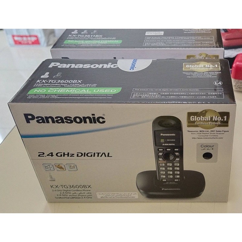 ภาพหน้าปกสินค้าPanasonic โทรศัพท์ไร้สาย KX-TG3600BX(ไม่มีจอ) สีดำ,ขาว ประกันศูนย์Panasonic 1ปี จากร้าน 3n_intel บน Shopee