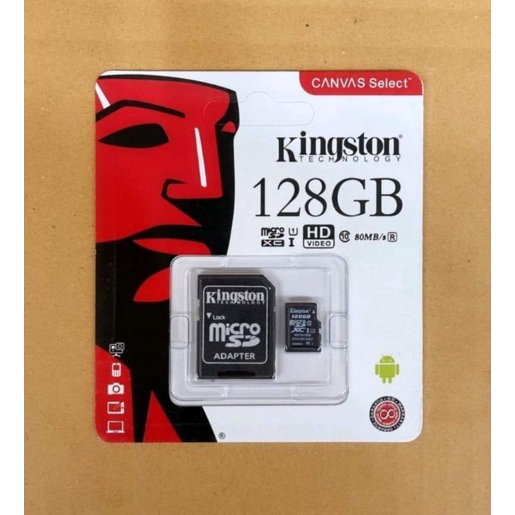 Kingston Memory Card คิงส์ตัน เมมโมรี่การ์ด Micro SD (SDHC) 128 GB ...