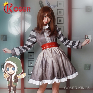 COSER KING Identity V ทหารรับจ้าง ชุด แต่งตัว Cosplay Game ชุดคอสเพลย์ นางฟ้า Naib Costumes การ์ตูนคอสเพลย์เกมเครื่องแต่