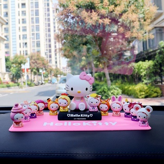 ●ตกแต่งรถสร้างสรรค์นักษัตร KT cat Hello Kitty ตกแต่งรถน่ารัก HelloKitty ตกแต่งรถ