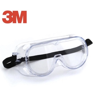 3M แว่นตานิรภัย ครอบตานิรภัย รุ่น 1621 กันน้ำ สารเคมี ป้องกันการเกิดฝ้าที่เลนส์ 1ชิ้น