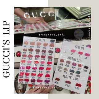 ภาพขนาดย่อของภาพหน้าปกสินค้าล็อตใหม่เข้าไทยแล้ว  Gucci Beauty The New Lipstick ลิปสติกกุชชี่ ของแท้100% จากร้าน brandname_caf3 บน Shopee ภาพที่ 1
