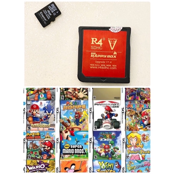 ตลับ R4 Happy Box+Mem 4 GB ลง fimwar+เกมจุกๆ | Shopee Thailand