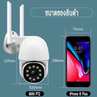 ภาพขนาดย่อของภาพหน้าปกสินค้าOutdoor IP Wifi Camera 3ล้านพิกเซล อกล้องวงจรปิดกลางแจ้ง กล้องวงจรปิด กันน้ำและกันฝุ่น 1296P HDบันทึกวิดี IPM จากร้าน gk_bangkok บน Shopee