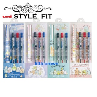 Uni Style Fit Sumikko ชุดปากกาเจล ลายสุมิโกะ พร้อมไส้ปากกา 3 สี