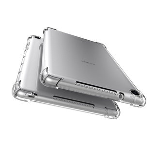 เคสโทรศัพท์ซิลิโคนใสกันกระแทกสําหรับ Huawei Mediapad Tablet M3 M5 M6 T3 T5 For Huawei HonorPad 6 10.1 v6 10.4  Pro 10.4 MatePad 10.8 เคสใสแท็บเล็ต
