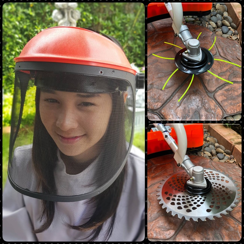 เครื่องตัดหญ้า-รถเข็นตัดหญ้า-2-4-จังหวะ-มาตราฐานญี่ปุ่น-แถมฟรี-จานเอ็น-และ-หน้ากากกันกระเด็น
